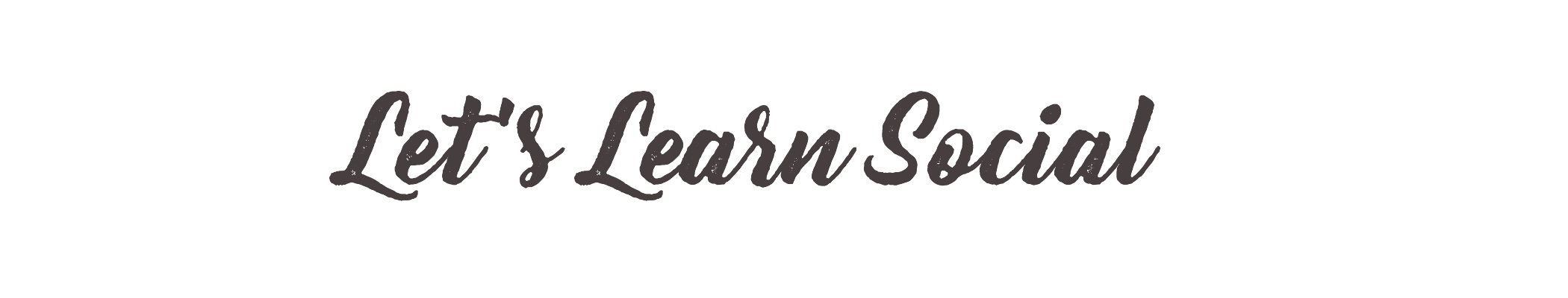 Let's Learn Social